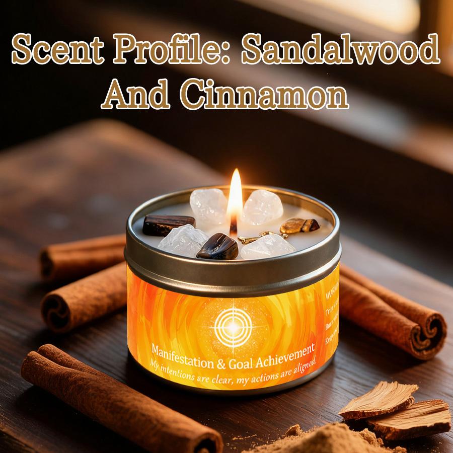 EVODUCK Law of Attraction Sacred Candle for Deep Focus, Meditation, Yoga & Reading | Christmas, Birthday Gift for Women, Friend