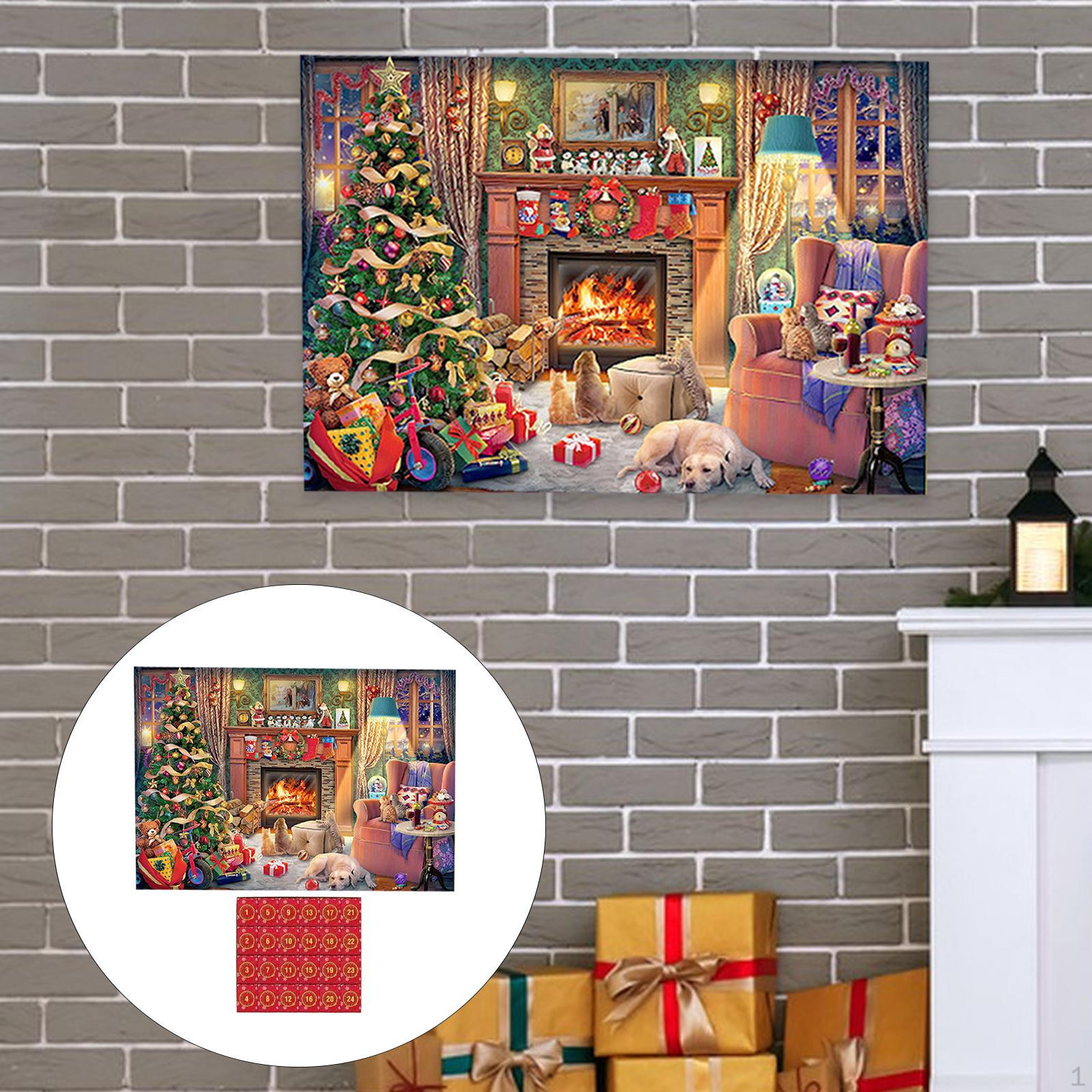 

Адвент Календарь Рождественский Пазл Праздничный Набор Пазлов Семейная Игра Style C