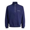 Jack & Jones Sweatshirt with Half-Zip Norrebro Emb