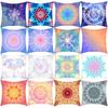 Creative Bohemian Style Mandala Sofa Pillow Cover Tatami Bay Window Pillow Cover Short Plush Printed Cushion