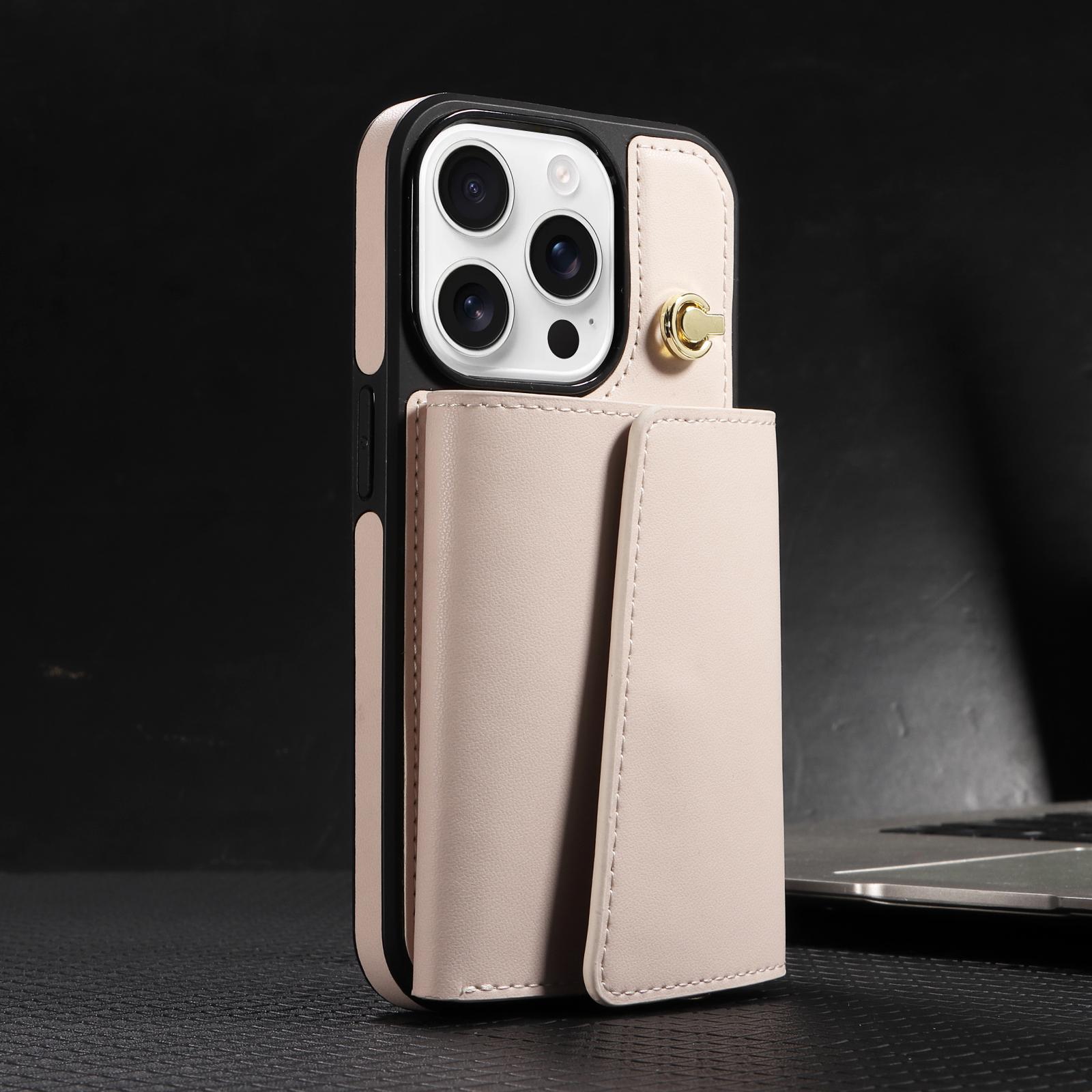 

Кошелек Наплечный ремень Чехол для телефона Для iPhone 16 15 14 13 12 11 Pro Max Модный шнурок Кожаный чехол с отделениями для карт Для 16 15 14 Plus For iPhone 16 Pro Max&Two Lanyard покинуть белый