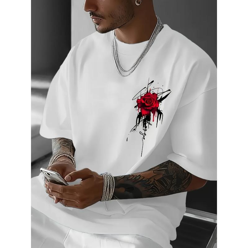 European sizes Men'S Print Casual T-Shirt