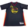 Adidas X NBA Collaboration Curry Warriors 30 Casual Sports V-Neck Short Sleeve Basketball Jersey Unisex Jersey Black 7470A-3W1-K91199
