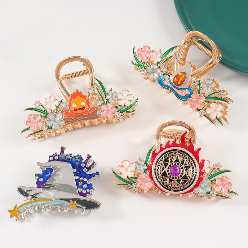 Cute Creative Cartoon Hair Claw Zinc Alloy Dragon Hair Claws Claw Clip Hair Accessories For Women Girls