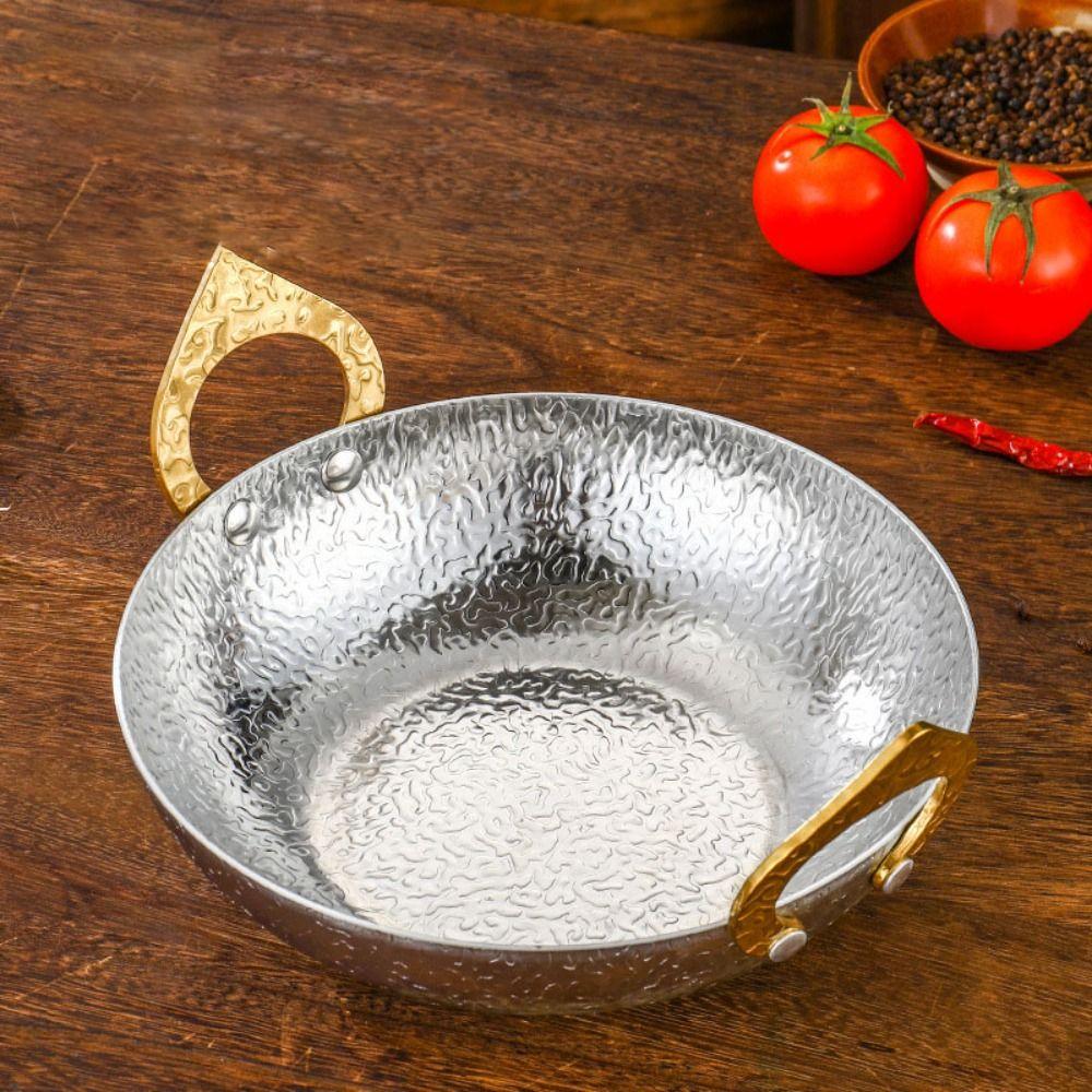 304 Stainless Steel Noodle Pot with Stove Korean Ramen Pot Troop Pot Thai Hot Pot  Seafood