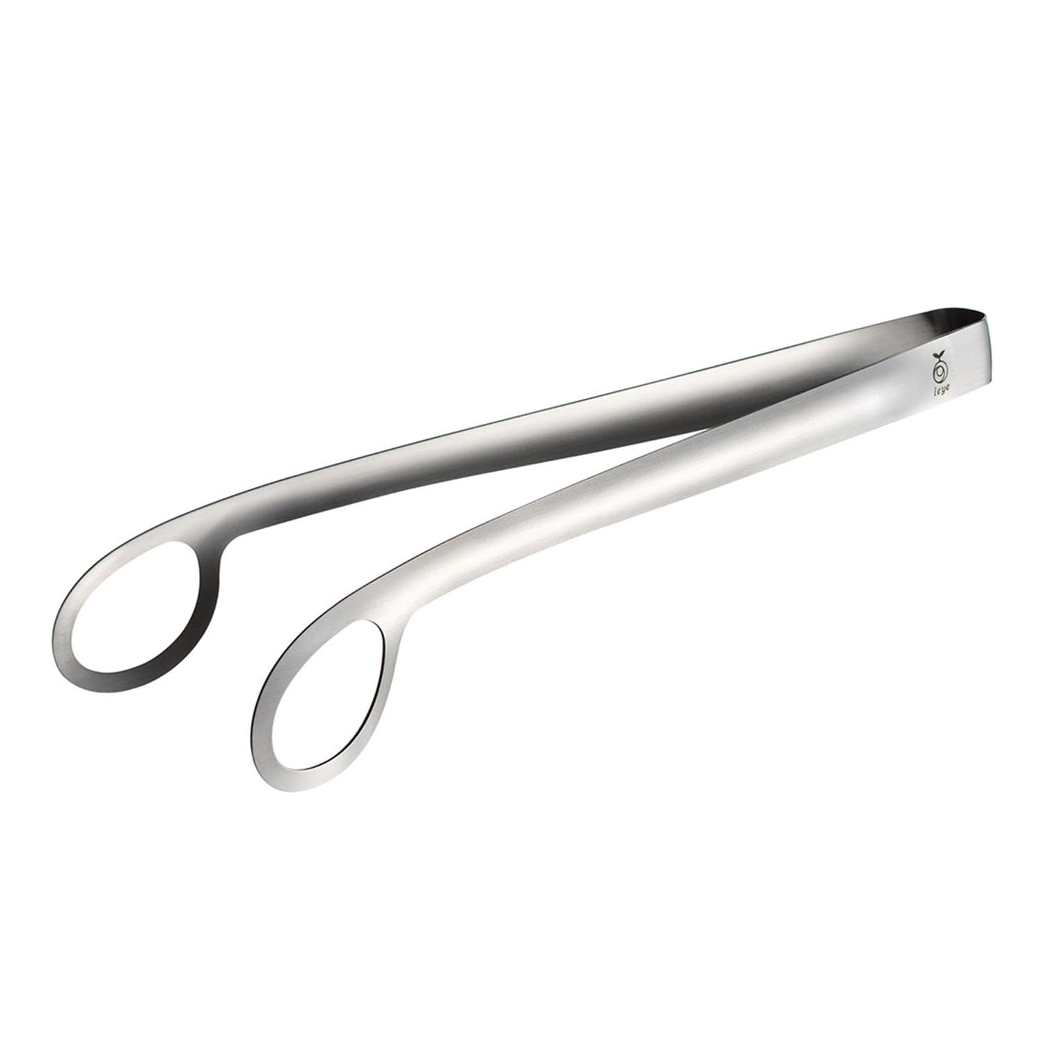 Oaks Raye Deep Frying Made in LS1544 Tongs, Silver, Japan,