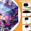 Custom Name Personalized Kpop Demon Hunter Print Umbrella, Auto Open Close, 8‑Rib Sturdy Frame, Commute Camping Hiking Use, Birthday Gift