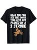 Motocross Crossmotor Race Je Bent Net Ingehaald Door Een Twee-takt T-shirt