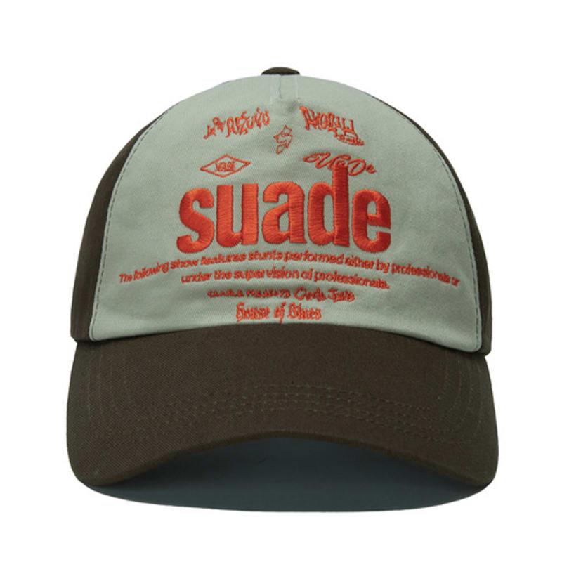 

SUADE MIXED LOGO BALL CAP [BEIGE] FREE