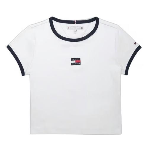 Tommy Hilfiger Childrens/Kids Heritage Ribbed Collar T-Shirt