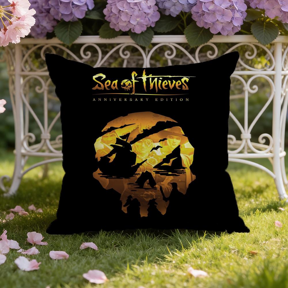 S-Sea of Game T-Thieves Cushion Cover Home & Car Dual-Scene Pillow Cover: Reversible for Premium Comfort