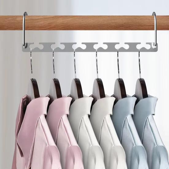 Věšák na kabáty Organizér do šatníku Otočný o 360 stupňů Design s 5 sloty Vysoká nosnost Úsporný úložný věšák