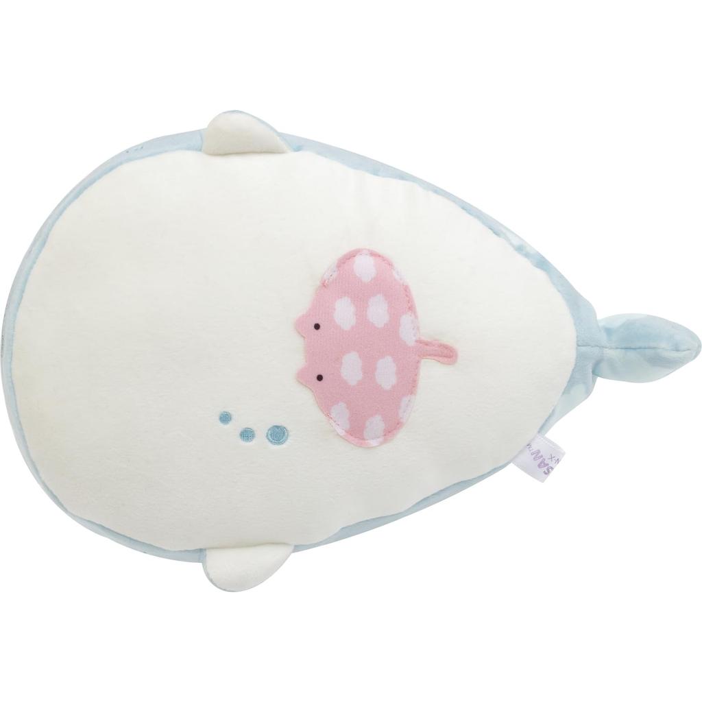 and the Super Mochimochi Plush Toy S MV11001 H105 x W140 x D240mm San-X Jinbei-san "Jinbei-san Balloonfish" Jinbei-san