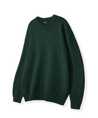 NODU Maple Basic Round Knit [Green]