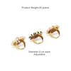 Combo Of 3 Traditional Adjustable Finger Ring For Women