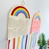 Children Hair Clips Bows Headbands Ties Organizer Hanging Storage Bag Room Decor