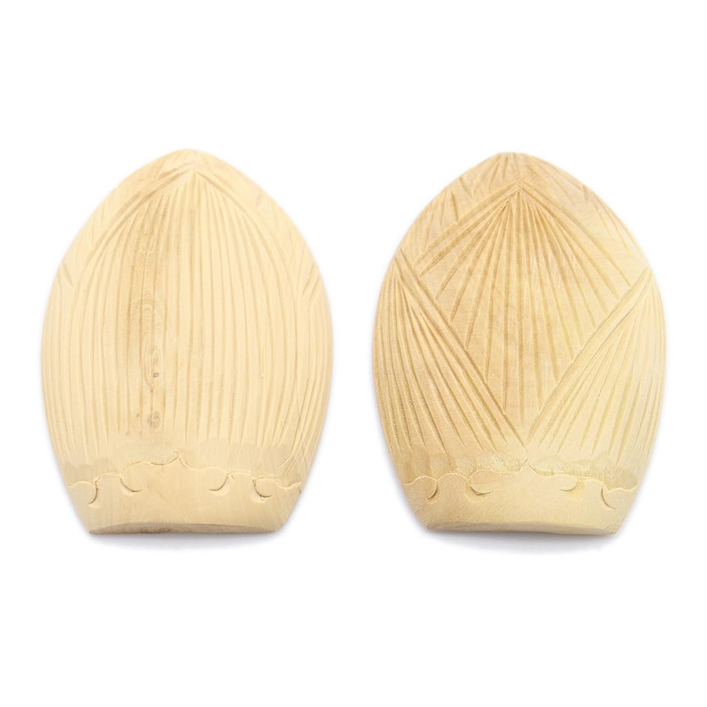 Special Buddhist Statue Inari Daimyojin Incense Holder Buddha Guardian Boxwood Wood 17607 Kurita's [Guardian Deity] Lotus-Shaped Buddha/Pocket Deity,