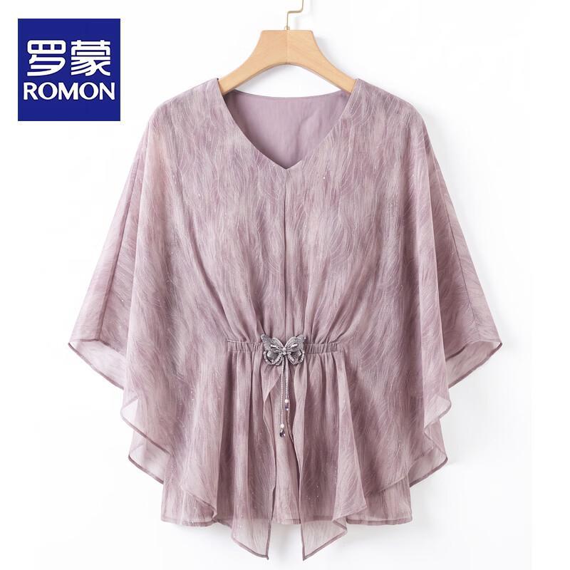 ROMON Women s Casual Loose Fit Short Sleeve T-shirt 3XL
