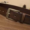 Genuine Cowhide Belt Retro Handmade Pure Copper Pin Buckle Men's Belt Young People Trendy Youth Casual Pants Belt