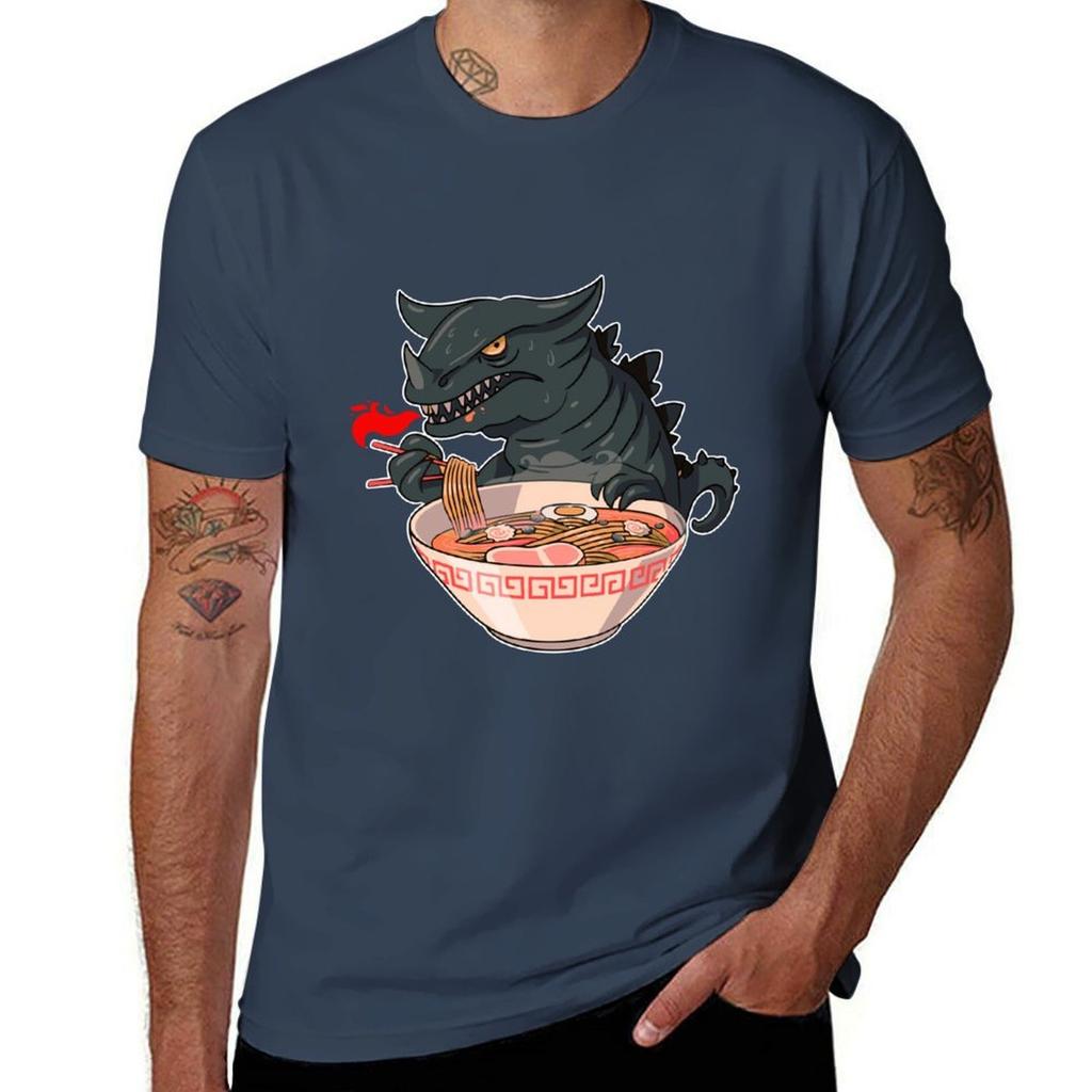 Kawaii Japanese Anime Soup Bowl Otaku Japan Fan Dragon RaUnisex TShirt Casual Work Wear TShirt