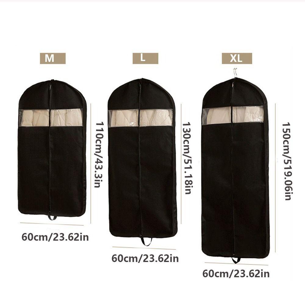Clear Window Clothing Dustproof  Cover Large Capacity Hanging Garment Bag  Suit Coat