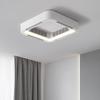 Modern Bladeless App Ceiling Fan Lamp Foyer Bedroom Remote Control Square Ventilator Electric Fan Household LED Lighting Fan