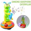 Dancing Saxophone Caterpillar Toy, Battery Powered Baby Sensory Musical