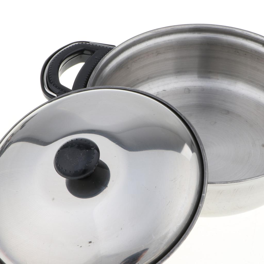 27PCS Stainless Steel Pots and Pans Kitchen Cookware Playset for Kids with Cooking Utensils