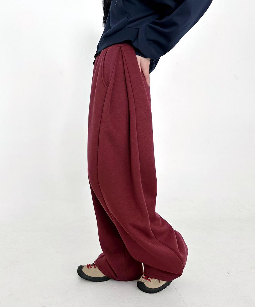 UMM Women'S Side Pintuck Wide Training Pants 4 Colors