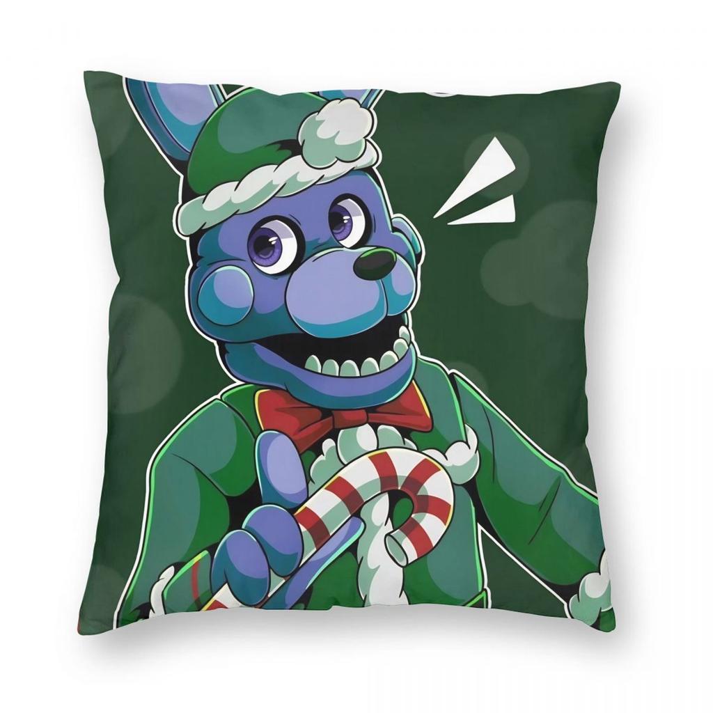 FNAF At Freddys Pillowcase Soft Fabric Cushion Cover Decorations  Throw Pillow Case Cover Home Zipper 4040cm