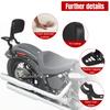 Motorcycle Passenger Backrest Pad Adjustable Rider Backrest Rotatable Multi-Purpose for Harley14-22 Street750/500 XG750/500