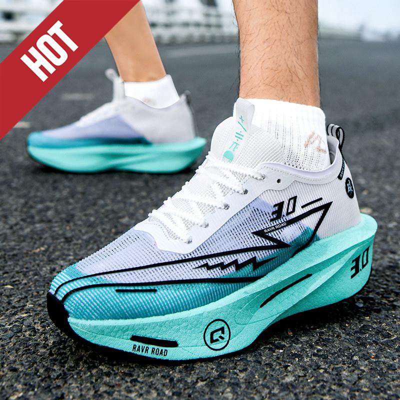 Running Shoes Men Sports Marathon Carbon Plate Breathable Lightweight Women Comfortable Athletic Leisure Sneakers Footwear
