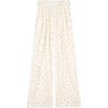 2025 Women's High-Waist Ice Silk Polka Dot Wide-Leg Pants by Yamamoto
