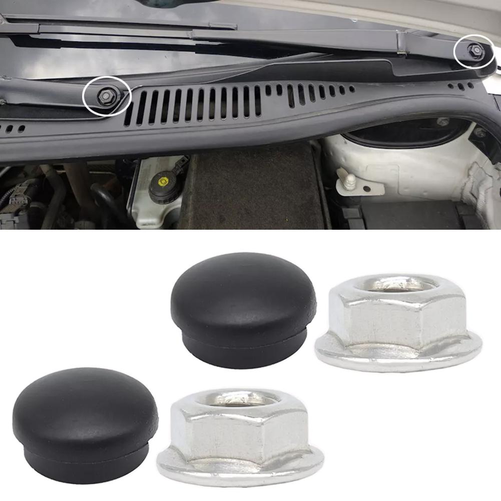 Car Front Windscreen Wiper Nut Cap Bolt Rocker Cover Kit 133955435 955203005 Wiper Nut Cap Bolt Rocker Cover Kit 2 Sets