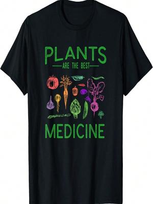 Vegan Plants Are The Best Medicine WFPBD Plant Based T-Shirt