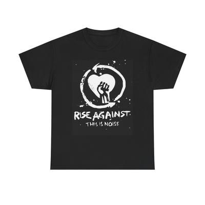 Rise Against Graphic T Shirt Punk Rock Band Merch Retro Unisex Heavy Cotton Tee