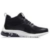 Li Ning Bubble Walker Fleece Mid-Top Trendy Sports Shoes Men Sneakers Black White AGLQ105-2