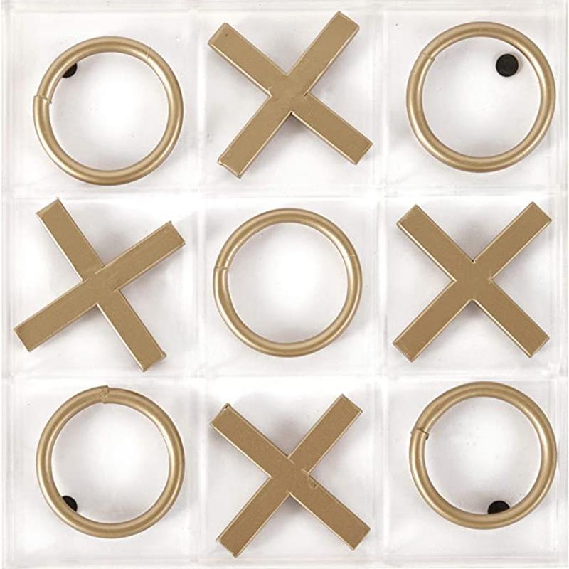 Tic Tac Toe Game Board and X O Silicone Molds Set Epoxy Resin DIY Art Craft Mold for Christmas NightA Art Crafts Tools