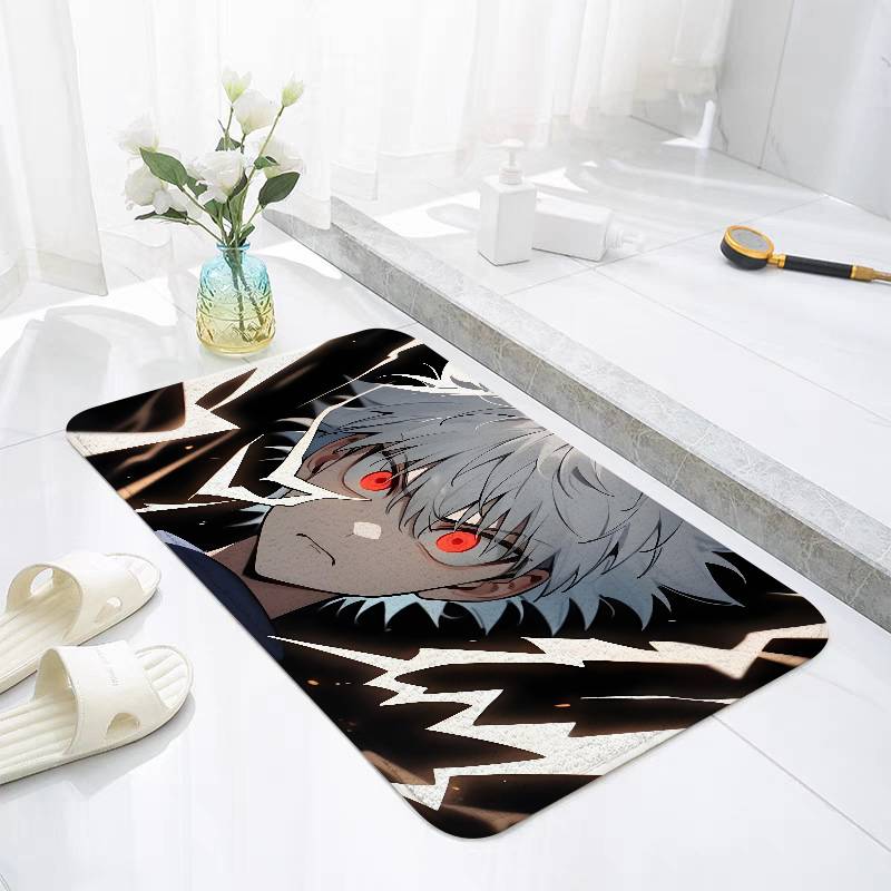 H-Hunter-X-H-Hunter K-Killua Floor Mat For Living Room Cushions Modern Soft Fluffy Home Rug For Children's Bedroom Play Carpet