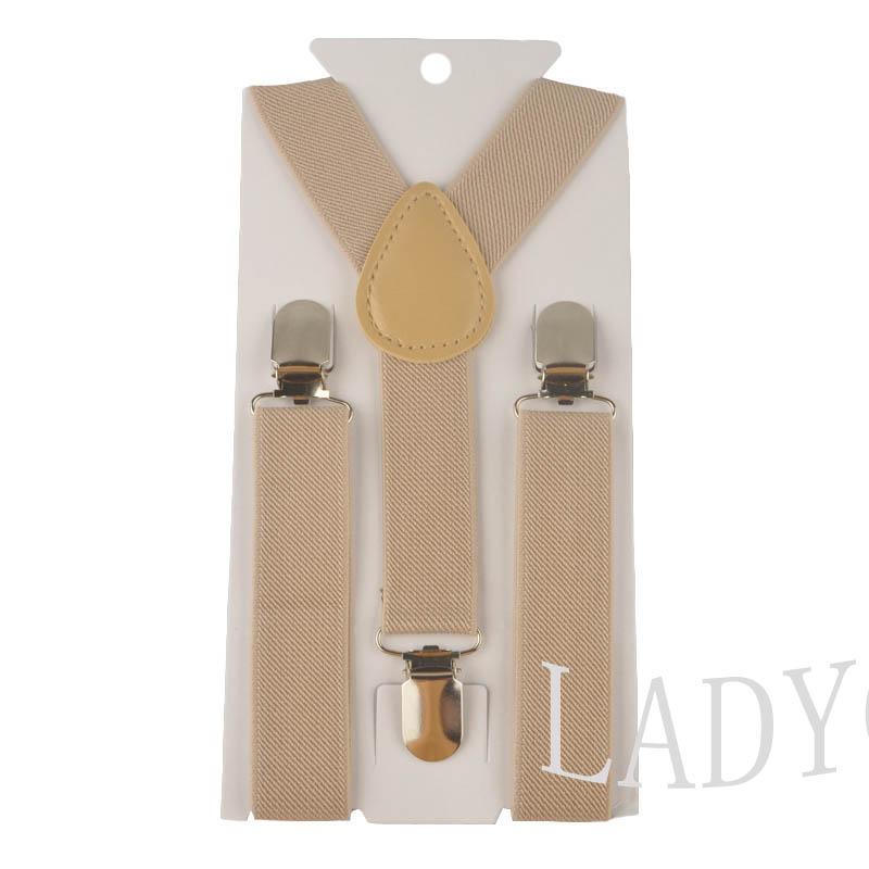 Soild Color Children Belt Baby Boys Girls Suspenders Clip-on Y-Back Braces Elastic Kids Adjustable suspenders suspenders