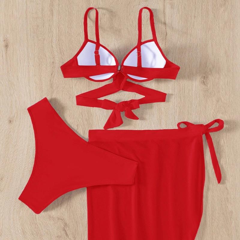 Μαγιό Γυναικεία Μαγιό Μπικίνι Push Up Σετ Μπικίνι Μαγιό Καλοκαιρινό Παραλία Μαγιό Τρία Τεμάχια