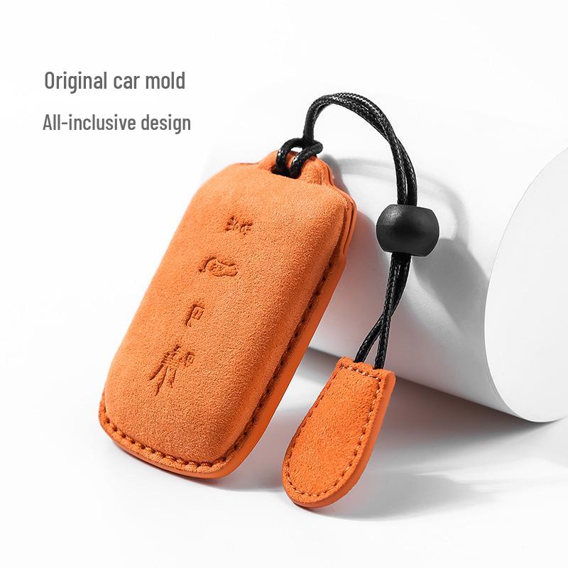 Maserati Key Case: Premium Suede Shell for Levante & Ghibli