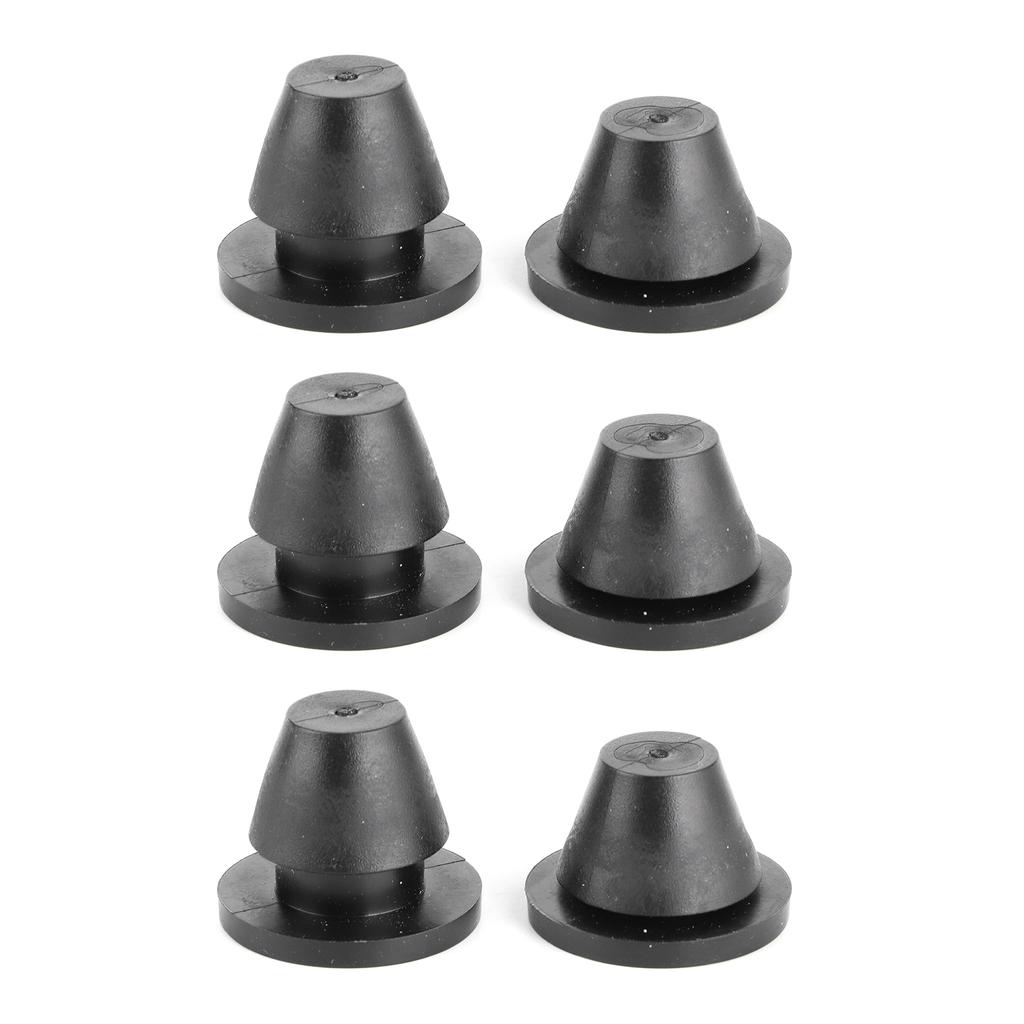 6Pcs Rubber Side Cover Grommets Gasket 0521?1235 Motorcycle Fairings Parts Accessory