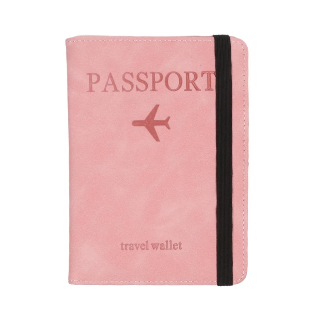 Women Men  Vintage Business Passport Covers Holder Multi-Function ID Bank Card PU Leather Wallet Case Travel Accessories