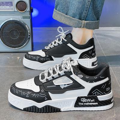 Herrenschuhe Outdoor Casual Sneaker Schnürschuhe Leder Laufschuhe Low Top Atmungsaktiver Tennisschuh Designer Plateau-Schuhe