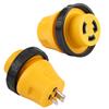 125V RV Power Cord Adapter 15A Male To 30A Female Connector Plug (US Plug)