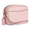 Coach Jamie 19 Logo Adjustable Shoulder Strap Leather Camera Bag Shoulder Bag Small Women Pink
