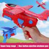 New Online Celebrity Catapult Foam Plane Handheld Shooter Throwing Children Flying Outdoor Sports Toys Wholesale for Girl Boys.