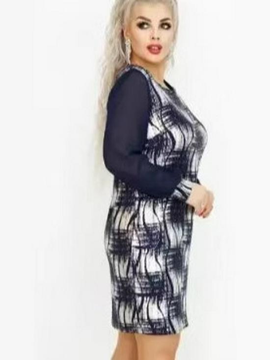 2024 Europäisches & Amerikanisches Damen Herbst Karomuster Freizeitkleid