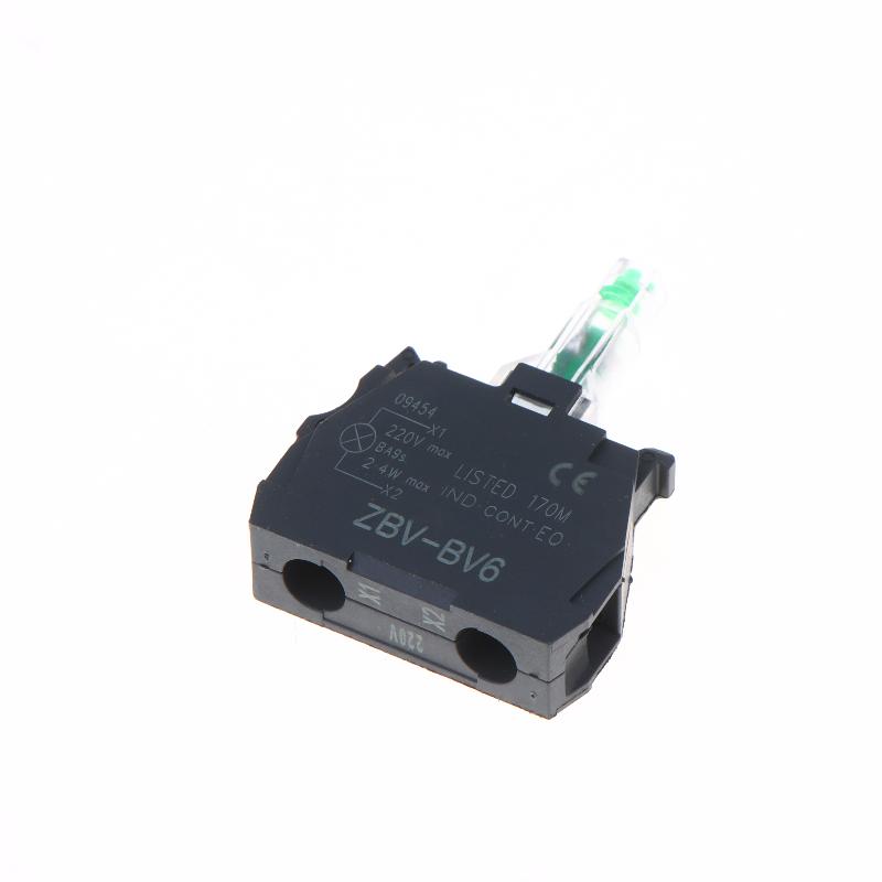 XB5 ZBV Indicator Light Module 16mm Push Button Switch Clear Bright LED for Electrical Enclosures